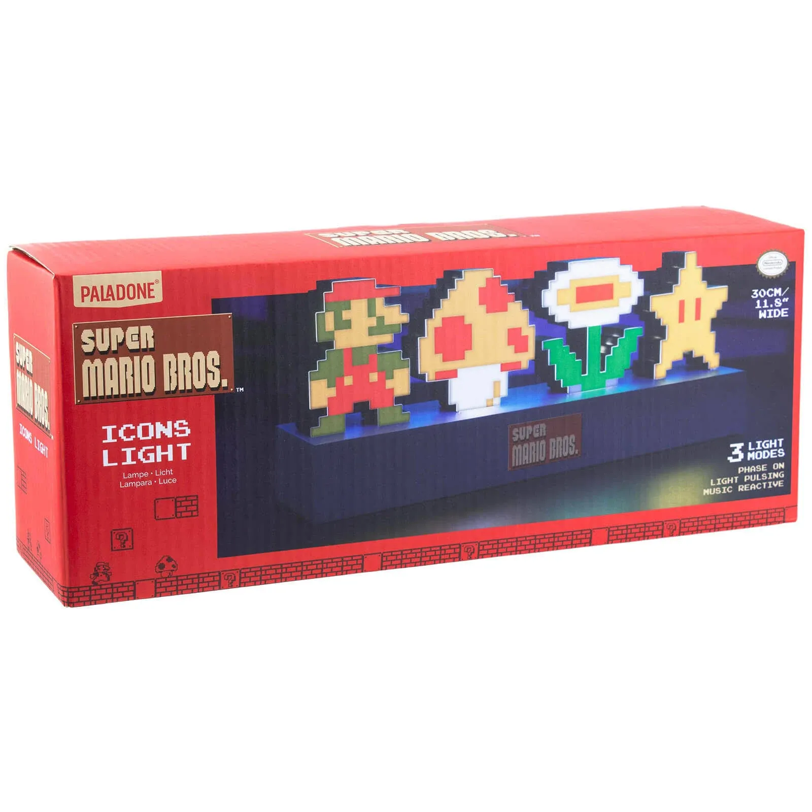 New Paladone Super Mario Bros. Icons Light 3 Light Modes