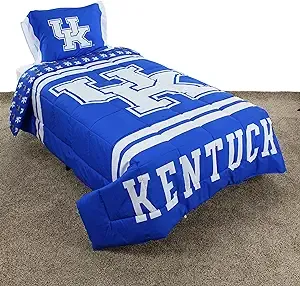 College Covers Everything Comfy Kentucky Wildcats Reversible Big Logo Soft an...