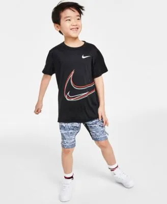 Toddler & Little Boys Logo-Graphic T-Shirt & Shorts Separates
      
          Toddler & Little Boys Logo-Graphic T-Shirt & Shorts Separates
      
          
              Little Boys Active Let's Be Real Dri-Fit Shorts
          
          
          
              Toddler Boys Active Let's Be Real Dri-Fit Shorts
          
          
          
              Little Boys Active Let's Be Real Dri-Fit Shorts