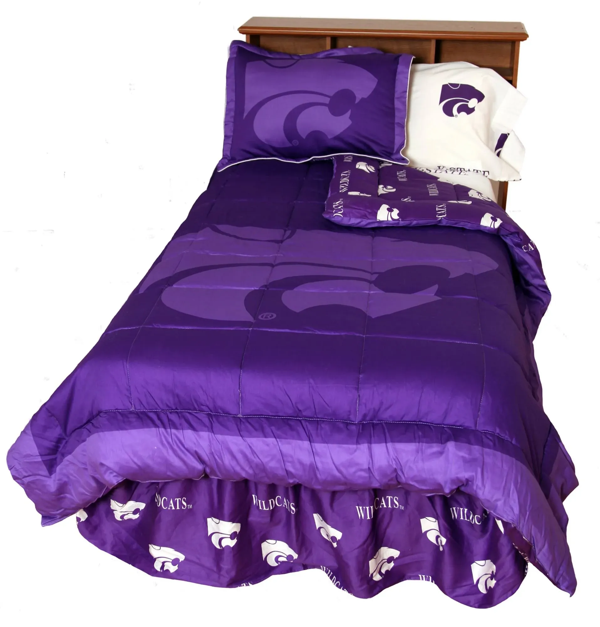 Kansas State Wildcats Reversible Comforter Set - Full