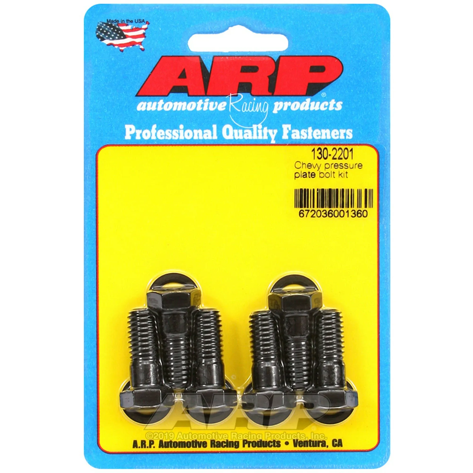 ARP 130-2201 Chevy Pressure Plate Bolt Kit