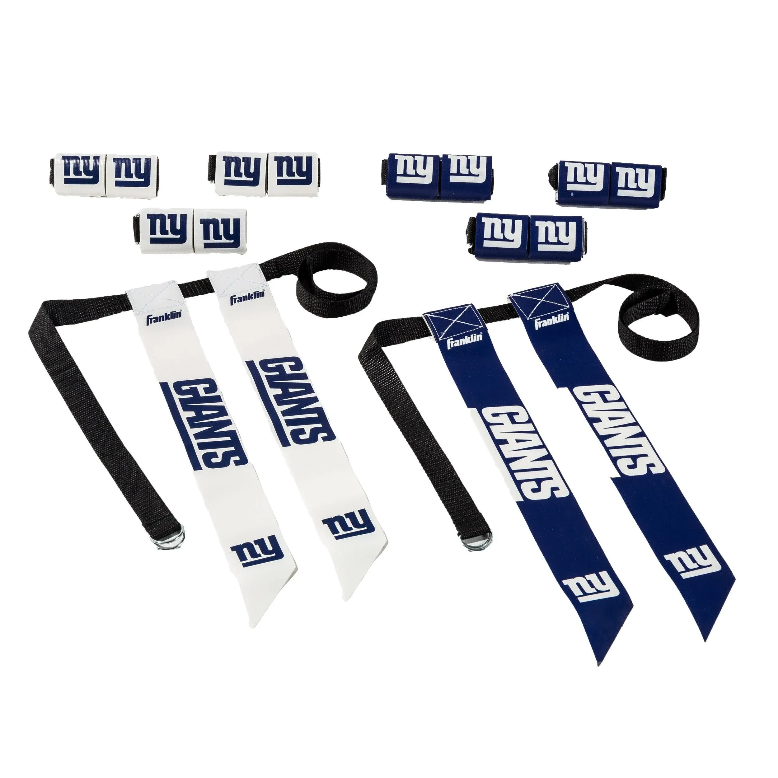 Franklin Sports New York Giants Youth NFL Flag Football Set