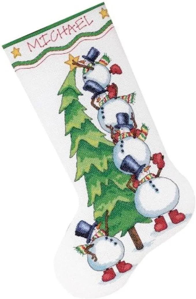 Dimensions Trimming The Tree Counted Cross-Stitch Kit