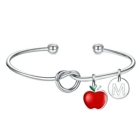 TINGN Teacher Gifts for Women Knot Teacher Bracelet End of Year Valentine Thank You Christmas Teacher Gifts for Women Men