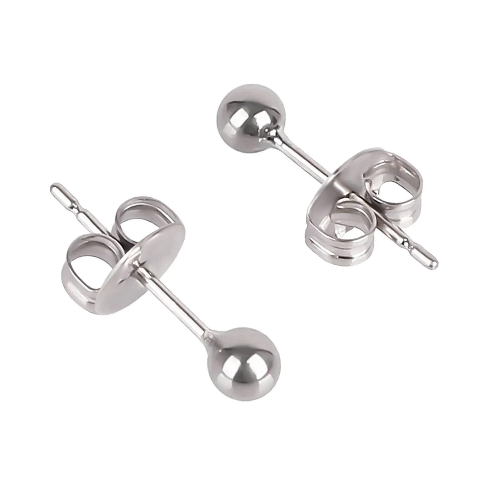 VGACETI Ball Stud Titanium Earrings,Hypoa<wbr/>llergenic for Women Girls High Polished