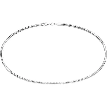 Savlano 925 Sterling Silver Solid Italian Round Diamond Cut Snake Chain Bracelet For Women Girls & Men - Made in Italy Comes With Savlano Gift Box