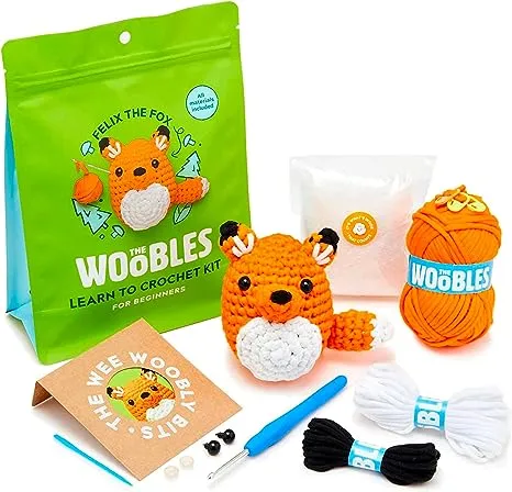 The Woobles Beginner Crochet Amigurumi Kits - Chick