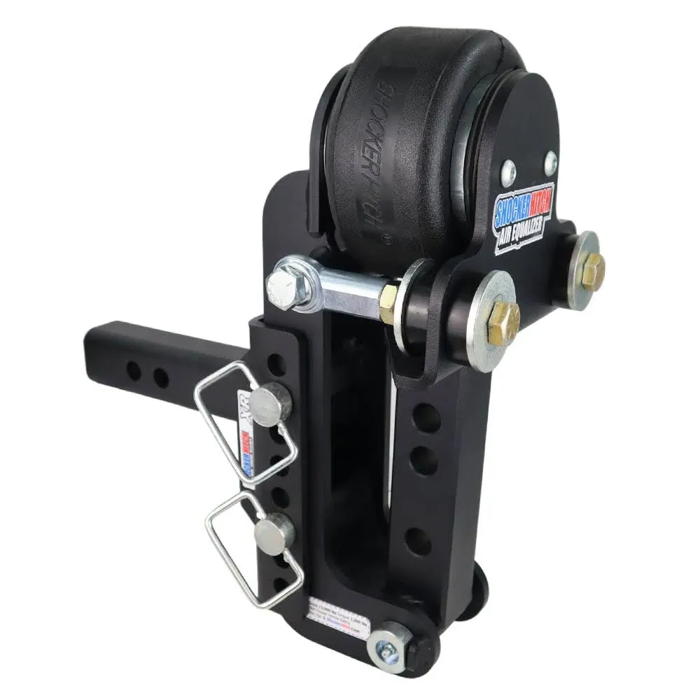 Shocker Air Equalizer for Weight Distribution Hitch - 12,000 lbs, Fits 2" Hitch 5" Rise 2" Drop