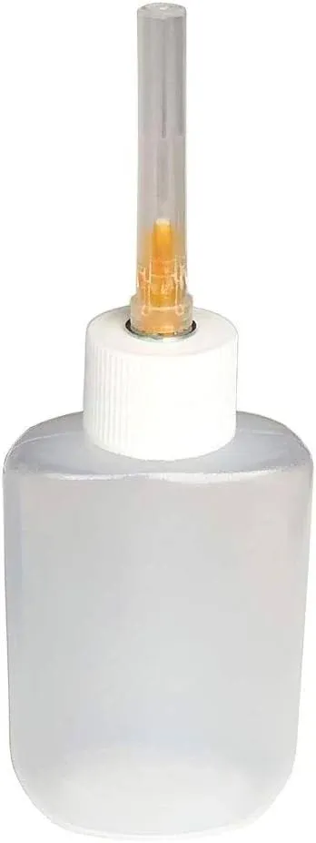 IPS Weld-On 3 Acrylic Plastic Cement with Weld-On Applicator Bottle with Needle, 4 oz Can, Clear