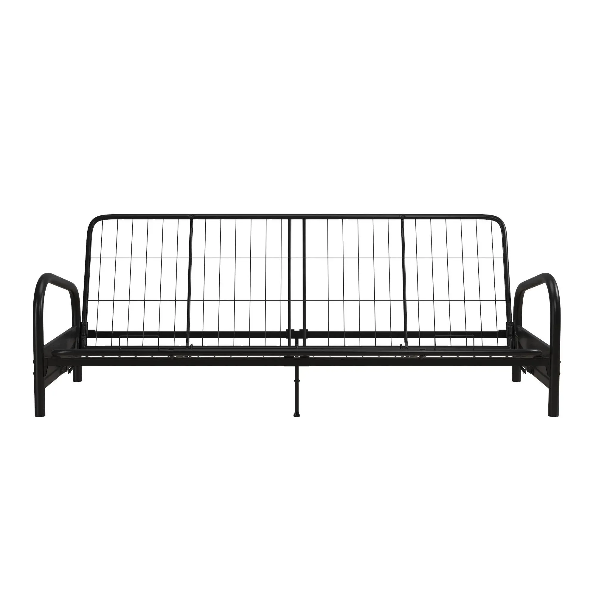 DHP Vermont Metal Futon Frame, Classic Design, Full Sized - Black