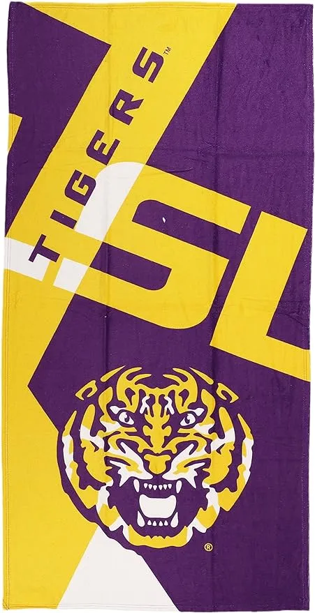 The LSU Tigers 30 x 60 OHT Military-Inspired Appreciation Proud Beach Towel