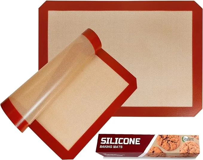 Statint Nonstick Silicone Baking Mat Premium Food Safe Pack Of 3