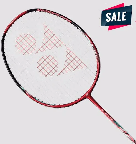 Yonex NanoFlare Drive Badminton Pre-Strung Racket (Red/Black)