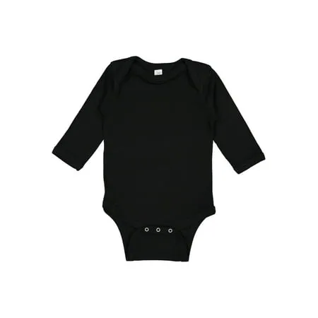 Rabbit Skins Infant Long-Sleeve Baby Rib Bodysuit