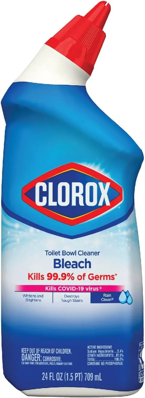 Clorox Bleach Rain Clean Toilet Bowl Cleaner