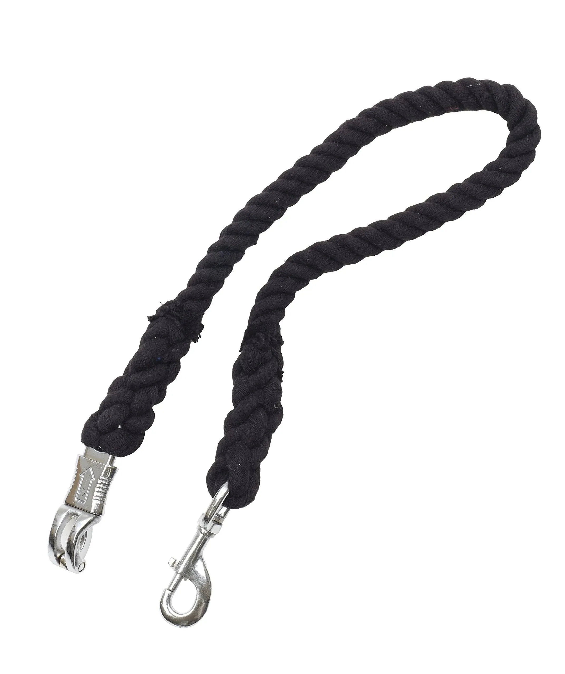 Equi-Essentials 3 Ply Cotton Trailer Tie Black