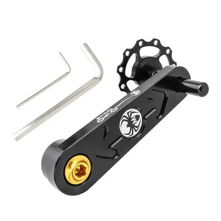 Bike Chain Tensioner Single Speed Adjuster Converter Accessories Black