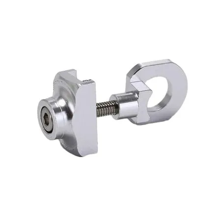 NUOLUX Chain Adjuster Tensioner Fastener Bolt for Single Speed-Fixie Bike Kit Silver