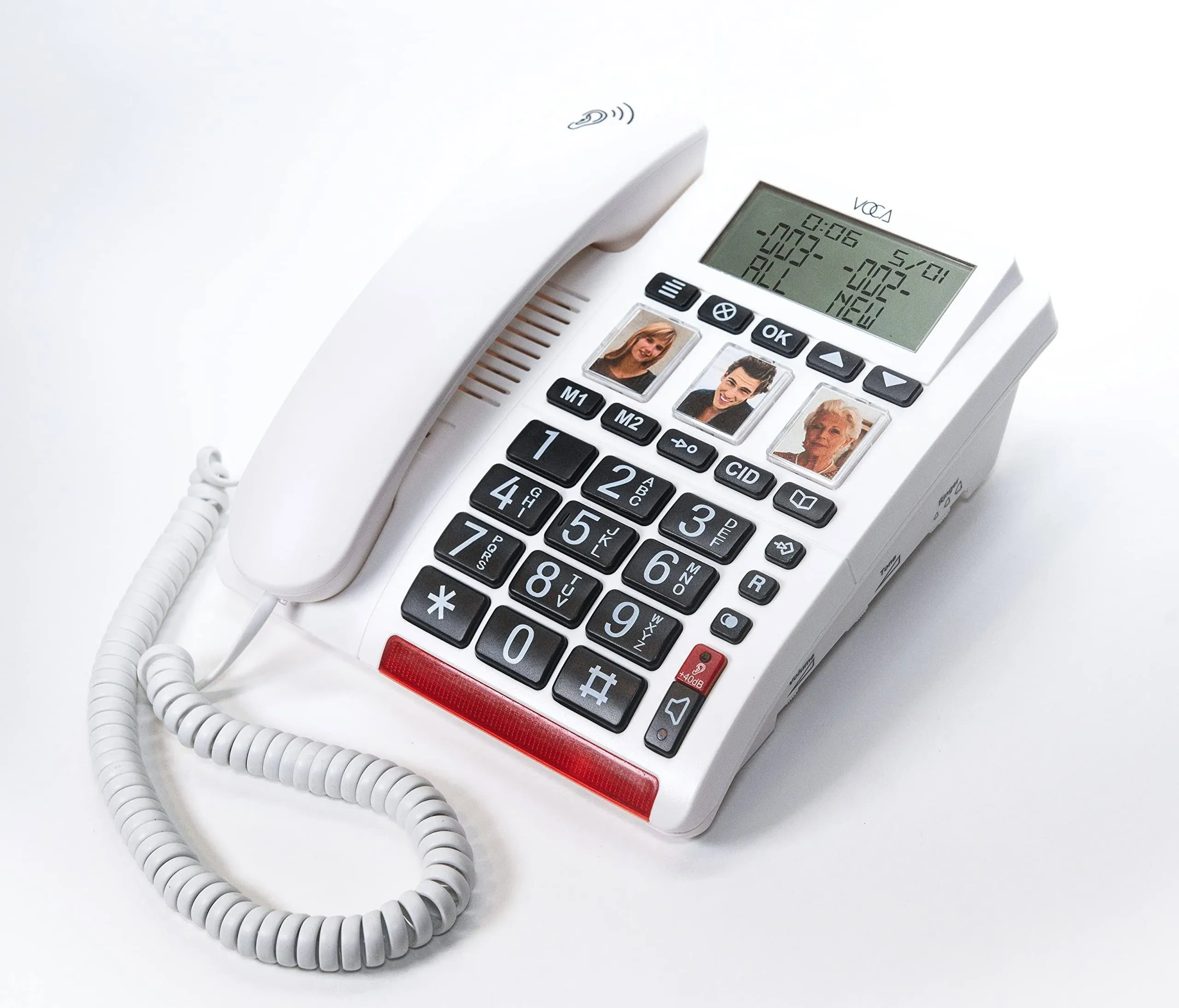 VOCA Big Button Phone for Elderly | CP130 Amplified Telephone|Comf<wbr/>ort Phone NEW