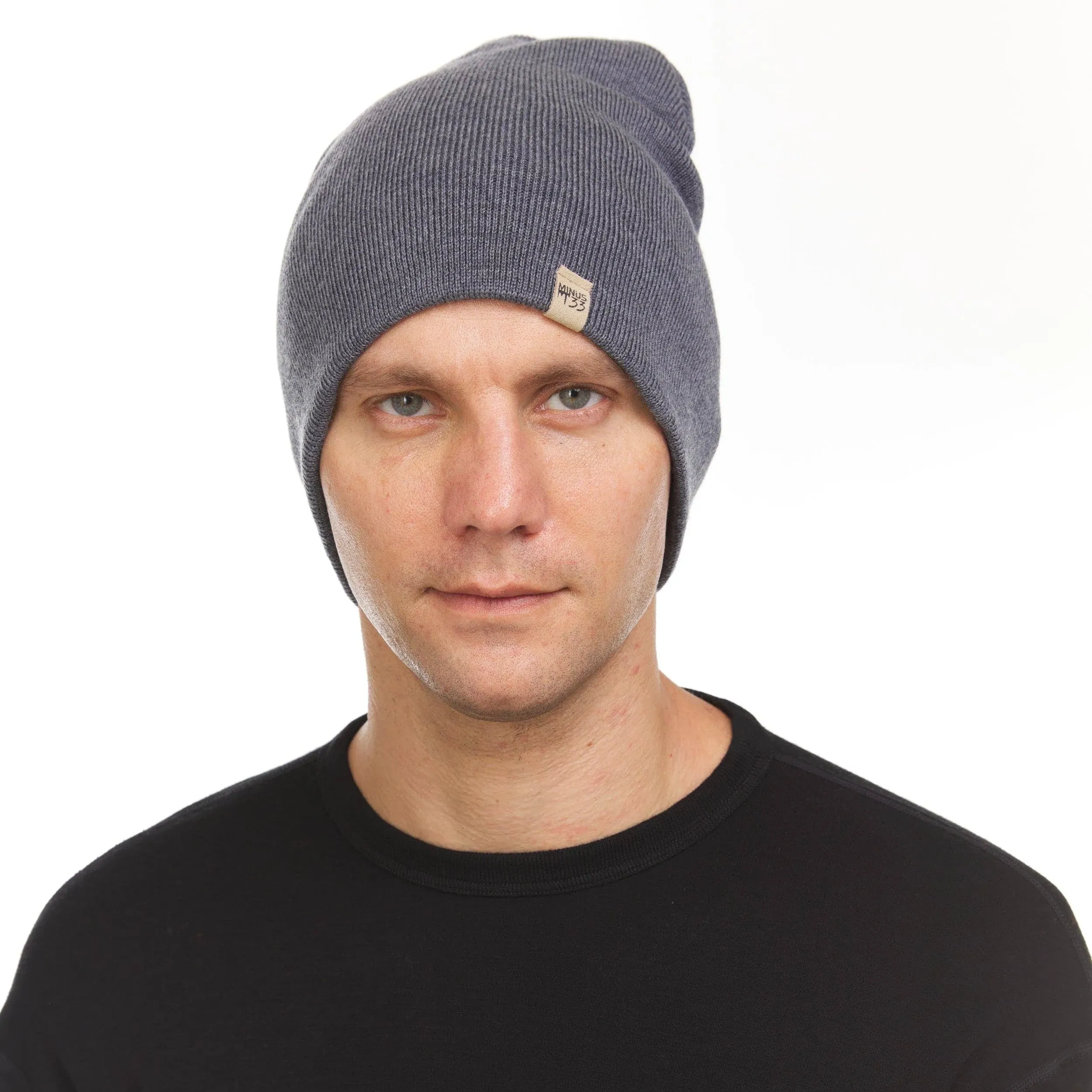 Minus33 Merino Wool Expedition - Everyday Knit Beanie 100% Merino Wool Charcoal Gray