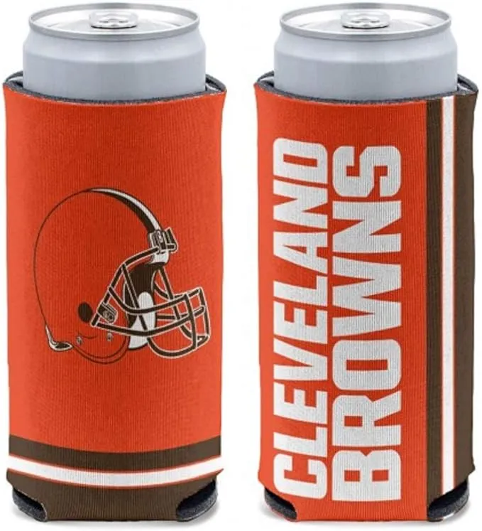 Cleveland Browns Can Cooler Slim Can Design