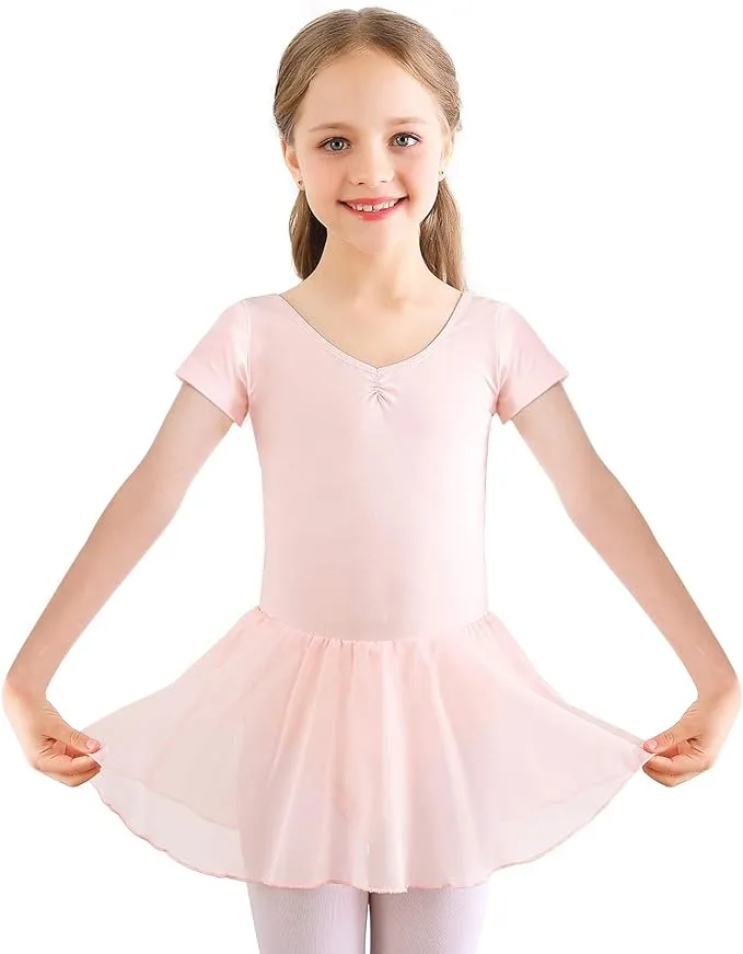 Bezioner Ballet Dance Dress Leotards Skirts for Girls Toddler Dance Costumes Outfit for Kids