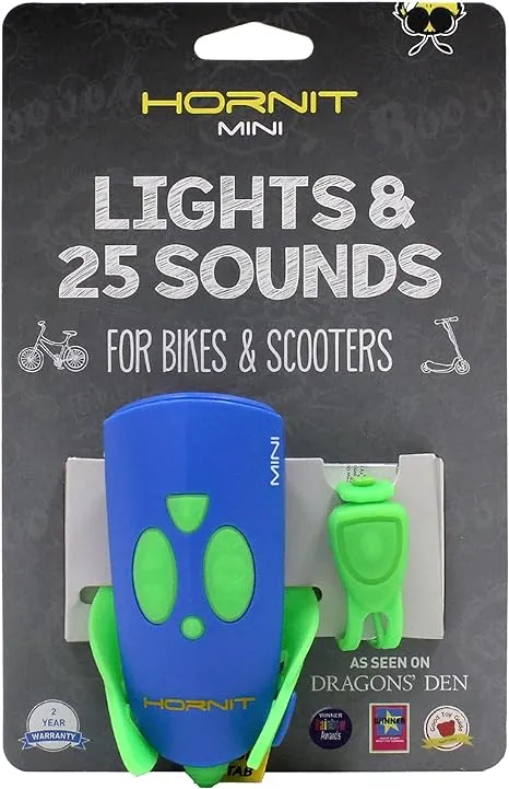 Hornit Mini Bike & Scooter Horn with Kids Headlight