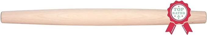 J.K. Adams French Tapered (Dowel) Rolling Pin, 20½ X 1¾