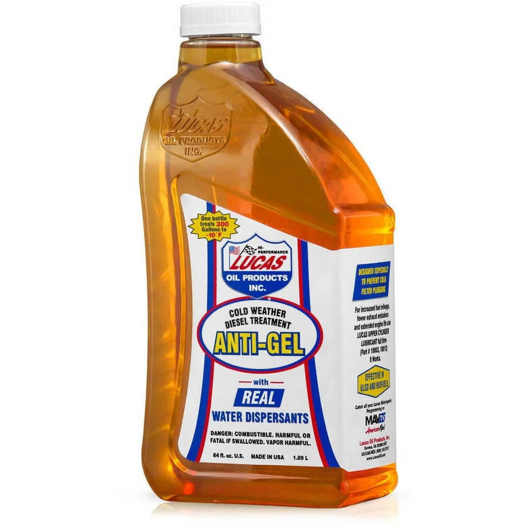 Lucas Oil 10866 Anti-Gel Cold Weather Diesel Additive - 64 fl. oz.