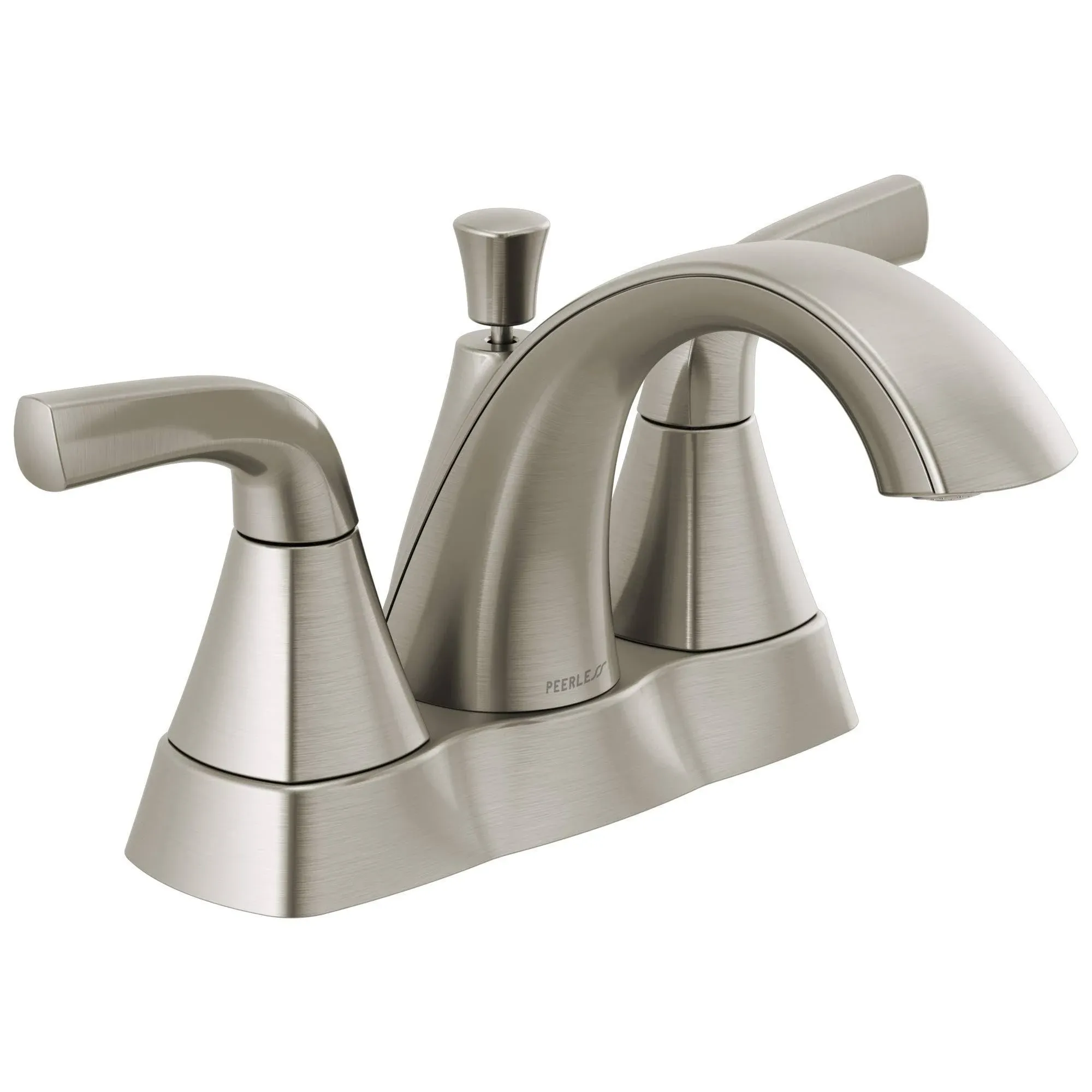 Peerless P2535LF-BN Parkwood Two Handle Centerset Lavatory Faucet: Brushed Nickel