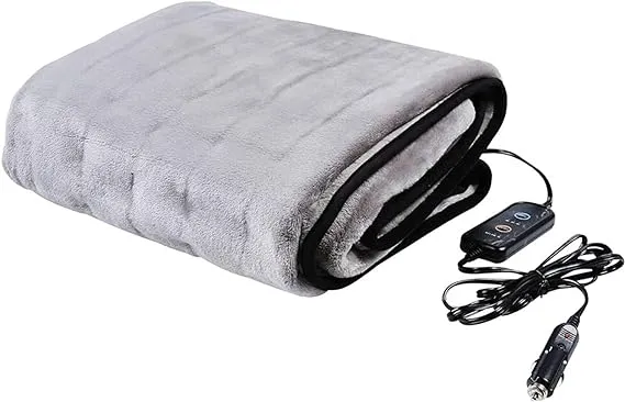 Great Working Tools Heated Car Blanket, 12V Heated Blanket for Car Electric ...