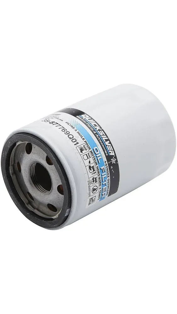 Quicksilver 877769Q01 Oil Filter for Mercury Verado Six-Cylinder Outboards