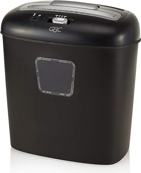 GBC Paper Shredder, Junk Mail, 12 Sheet Capacity, Super Cross-Cut, 1 User, Personal Duo, Black (1757394)