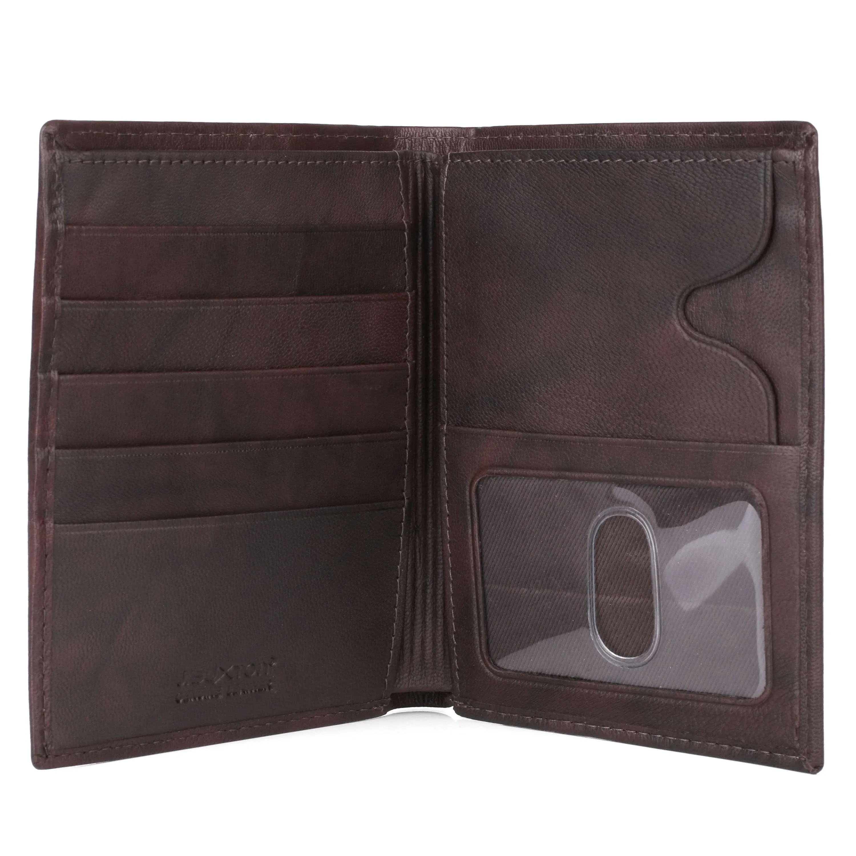 J. Buxton Hunt Credit Card Folio Brown