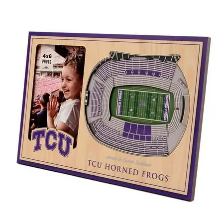 Brown TCU Horned Frogs 3D StadiumViews Picture Frame