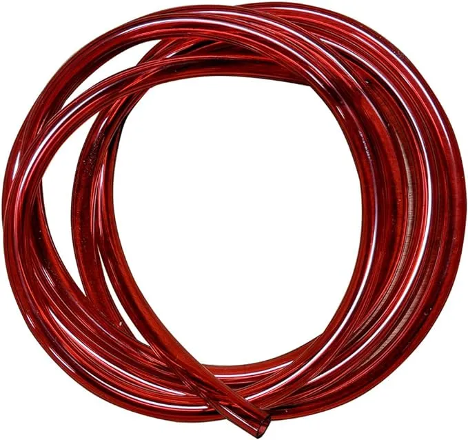 9&#039; Red Fuel Line Tube Hose For Mini Bike Go Kart Atv Cycle Dirt Bike Etc