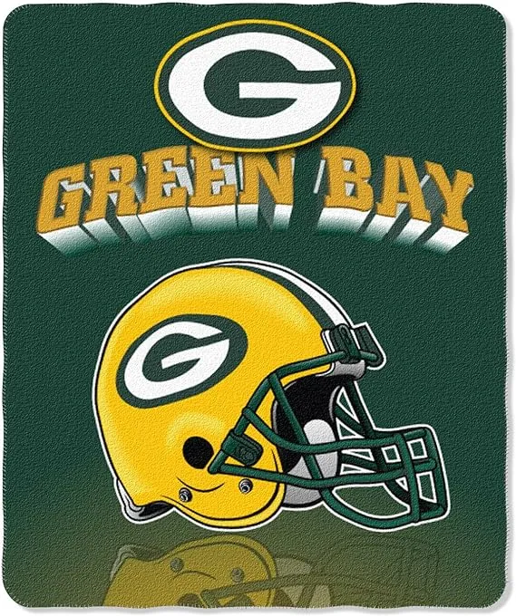 NFL Green Bay Packers Gridiron Fleece Throw, 50-inches x 60-inchesNFL Green Bay Packers Gridiron Fleece Throw, 50-inches x 60-…