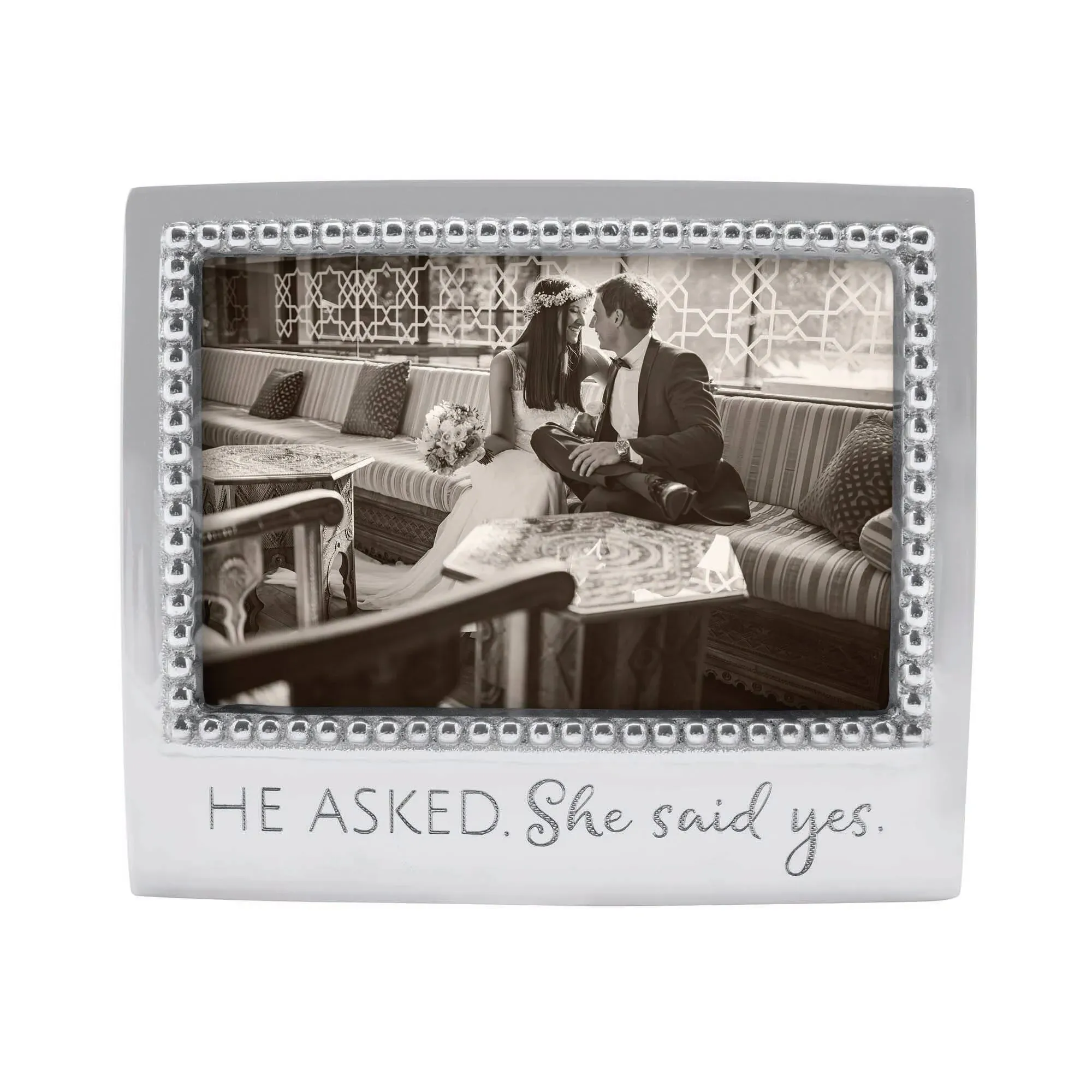 "He Asked. She Said Yes" Frame