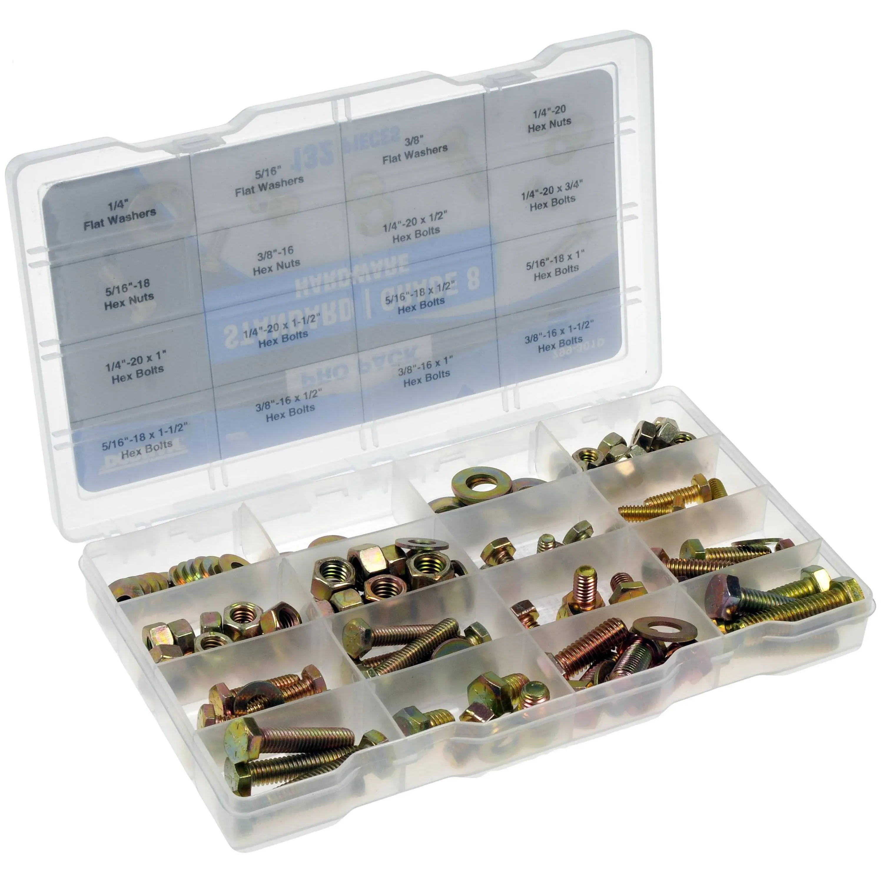 Dorman 799-301D  Pro Pack Standard Grade 8 Hardware - 132 Pieces