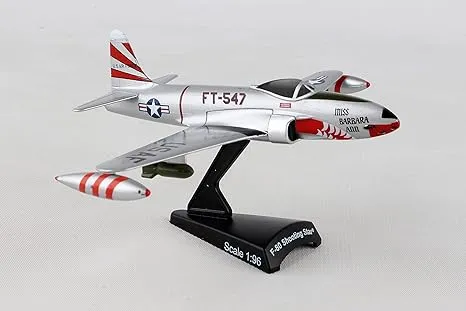 Daron Postage Stamp F-80 Shooting Star Evil Eye Fleagle/Miss Barbara Ann 1/96 Scale, Silver