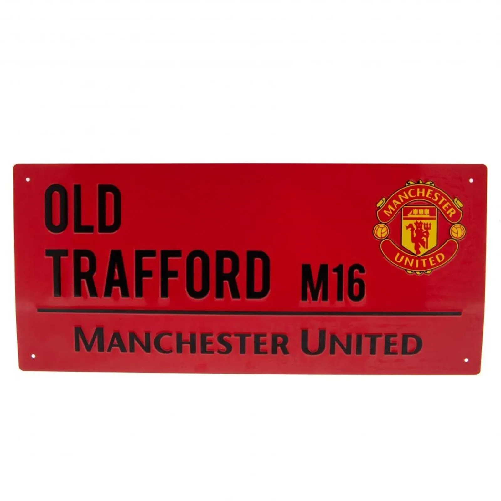 Manchester United FC Metal Street Sign - RD