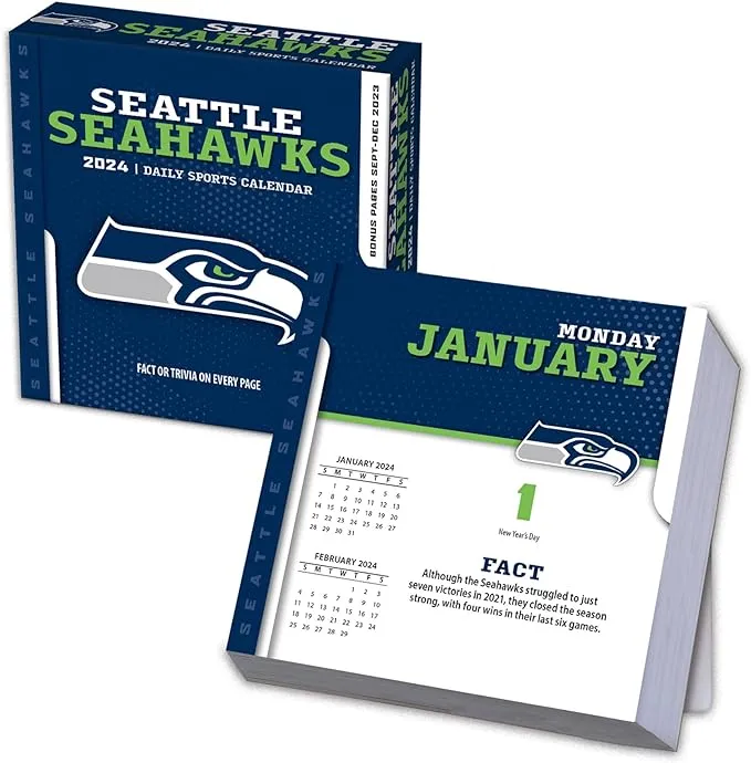 Seattle Seahawks 2024 Box Calendar