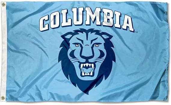 College Flags & Banners Co. Columbia Lions Athletic Logo Flag