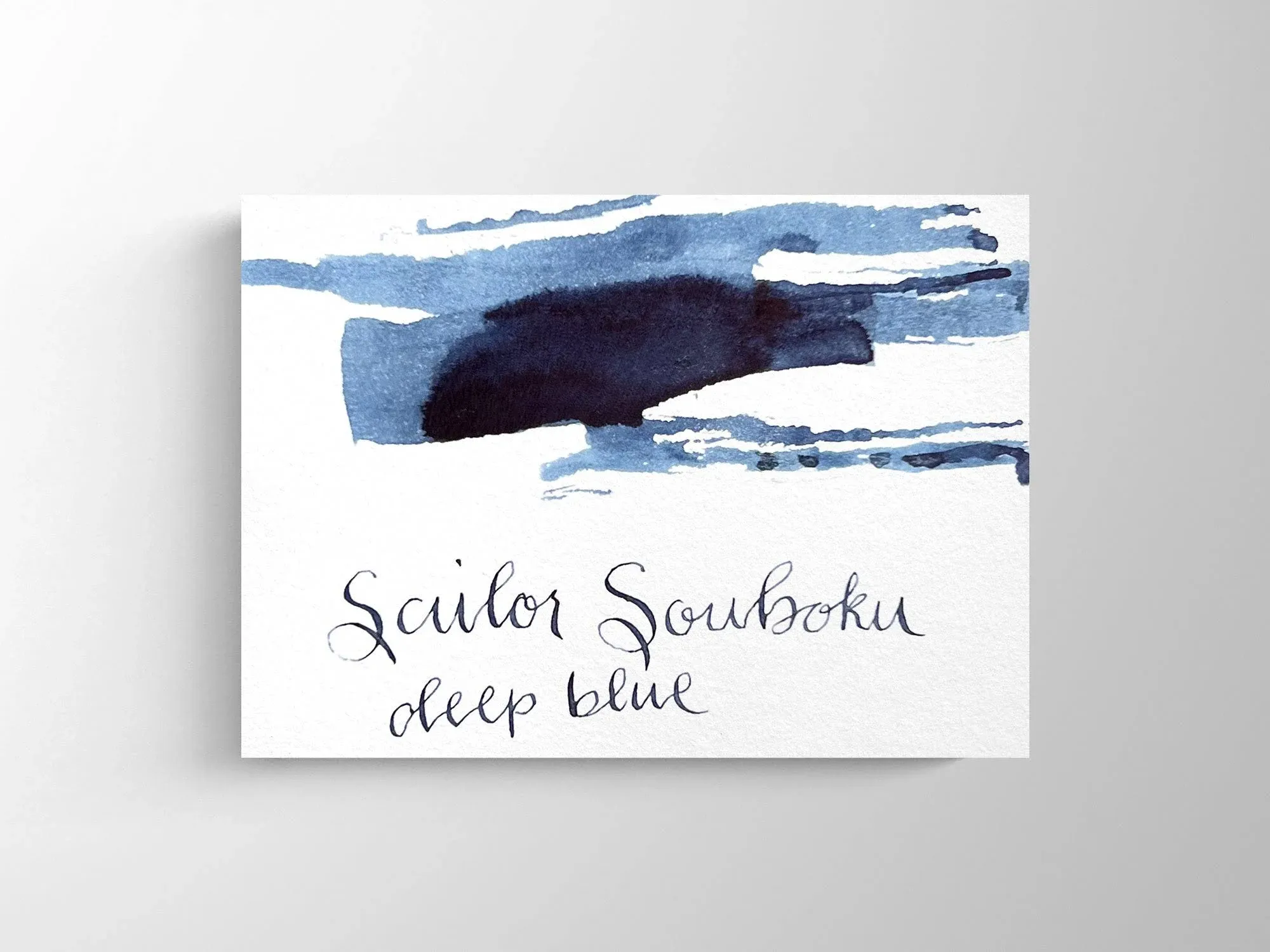 Sailor Souboku Pigment Bottle Ink - Blue Black 50ml