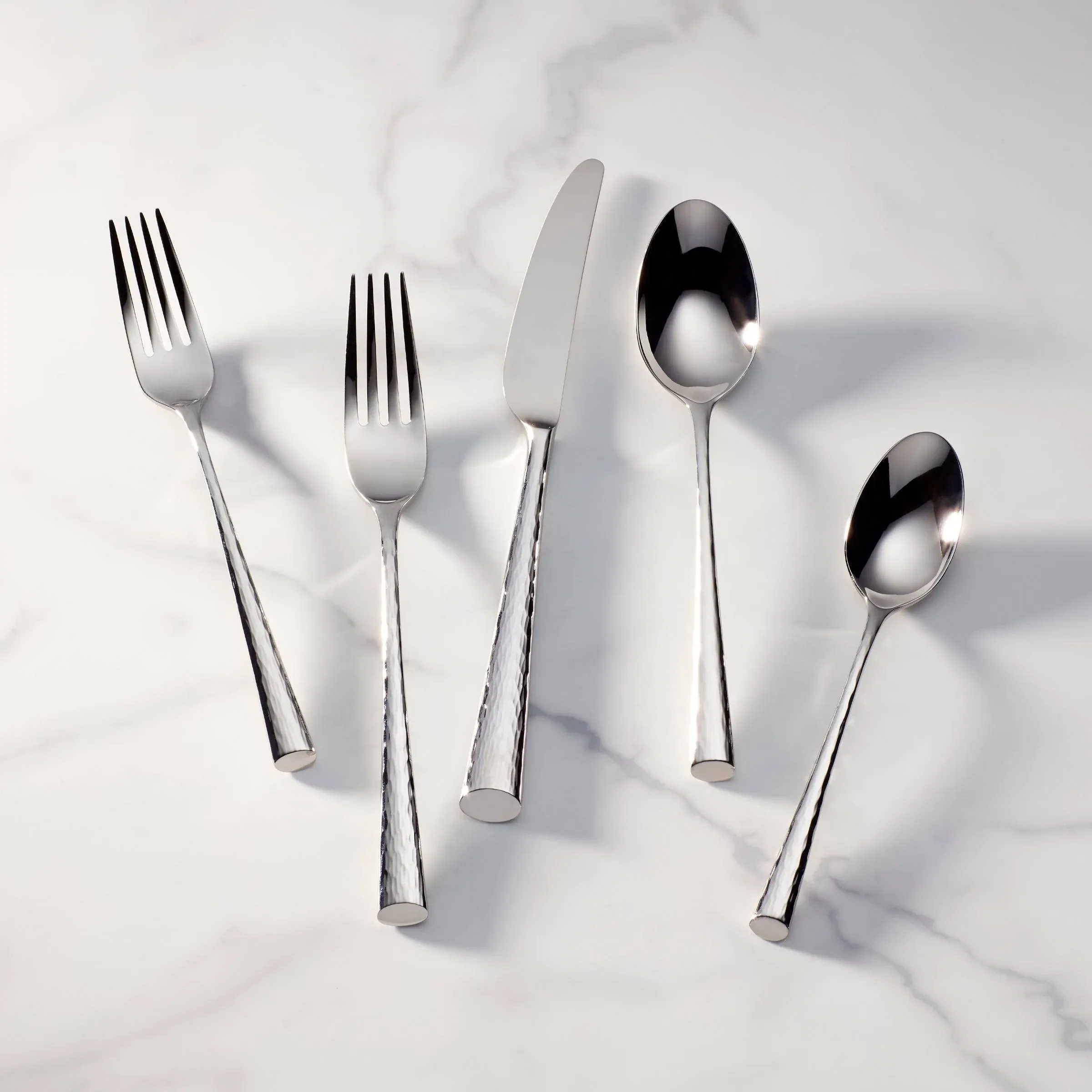 Lenox Imperial Caviar Flatware 5-Piece Place Set Silver