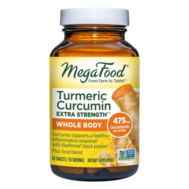 MegaFood Turmeric Strength for Whole Body - 60 Tablet