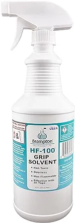 Brampton HF-100 Golf Grip Tape Solvent Spray Solution 8 oz.