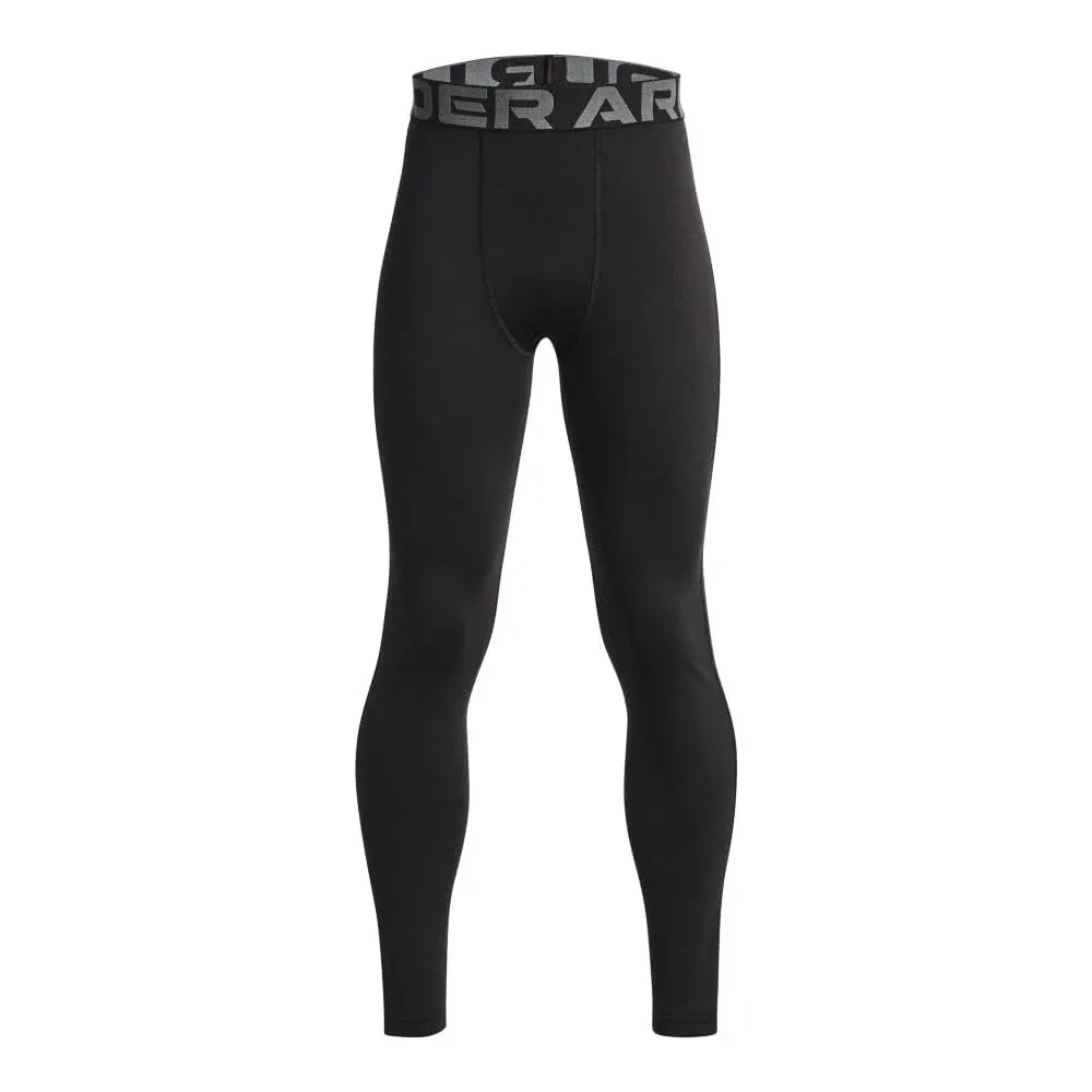 Under Armour Youth Packaged Base 4.0 Leggings, Boys', Large, Black