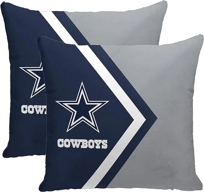 Dallas Cowboys NFL 16&#039;&#039; x 16&#039;&#039; Side Arrow Decor Pillows 2-Pack - Home Decor