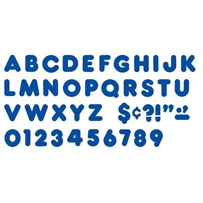 Trend® 4" Ready Letters®, Casual Royal Blue